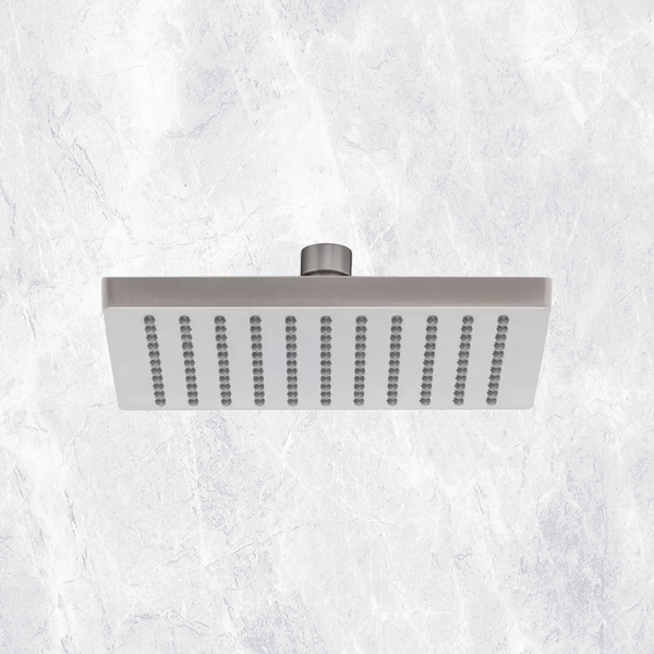 Phoenix Lexi Shower Rose 200mm Square Brushed Nickel