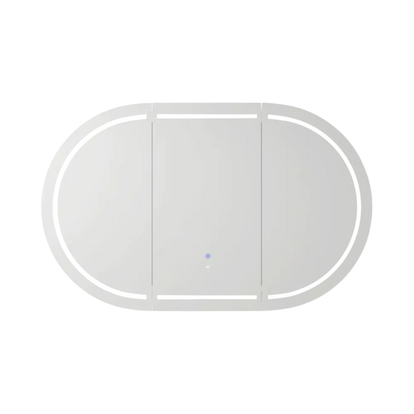 Otti LED Bondi 1200mm Black Oak Shaving Cabinet Premium Edition