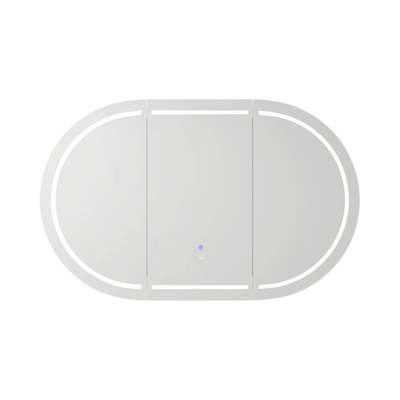 Otti LED Bondi 1200mm Black Oak Shaving Cabinet Premium Edition