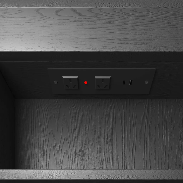 Otti LED Bondi 1200mm Black Oak Shaving Cabinet Premium Edition