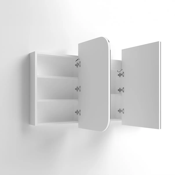 Otti Led Newport 1500mm White Shaving Cabinet Premium Edition Matte White