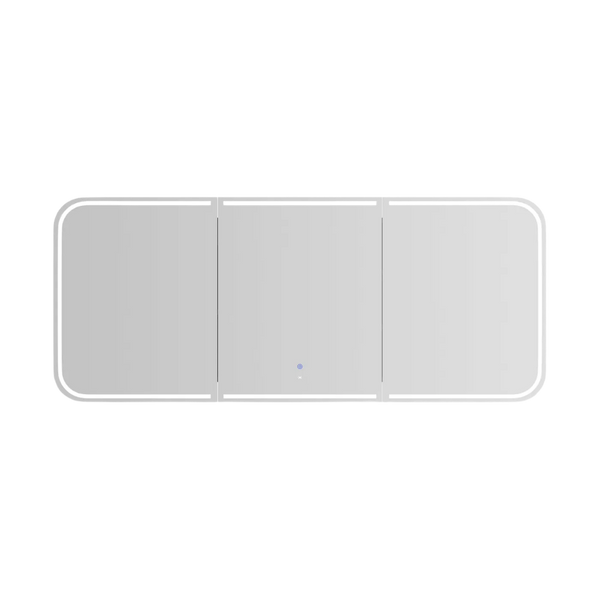 Otti LED Newport 1800mm Matte White Shaving Cabinet Premium Edition