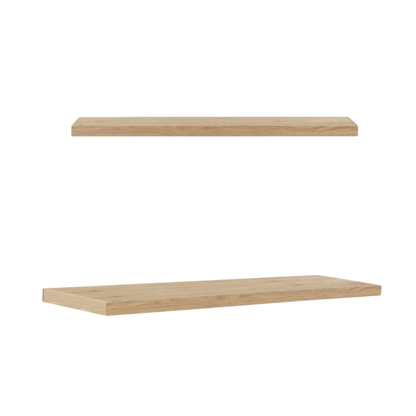 Otti Byron Leg with Shelf 1200x450 (Leg Only) Natural Oak