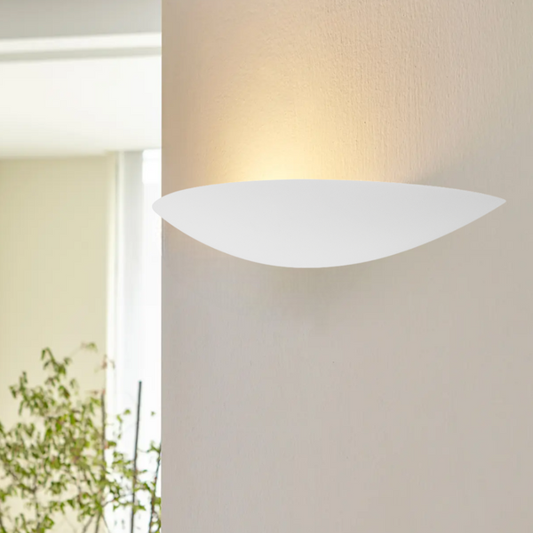 Telbix Leone Gypsum Wall Light White