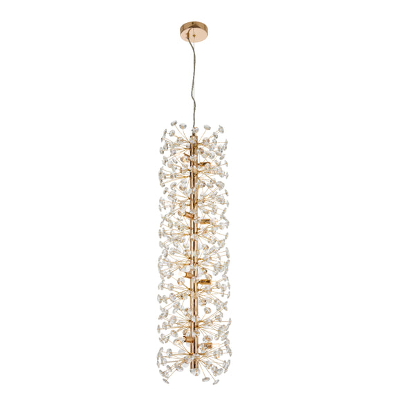 Telbix Lerida 12 Light Vertical Pendant Gold