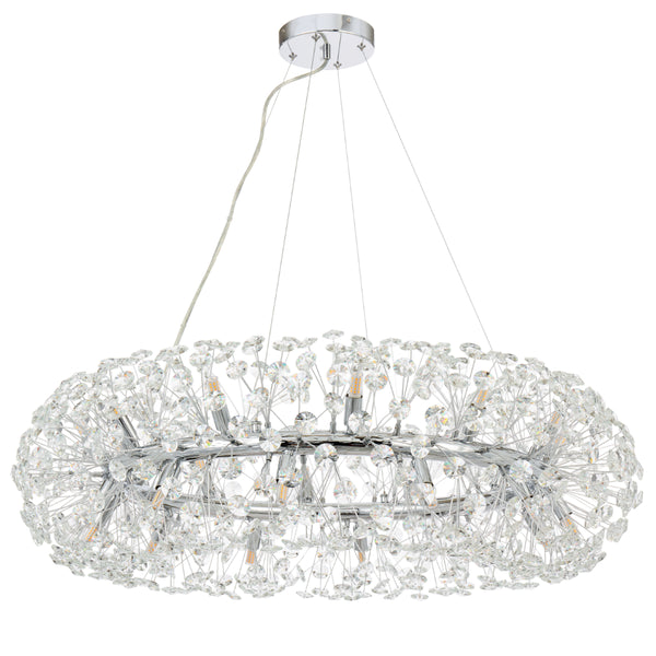 Telbix Lerida 24 Light Pendant Chrome