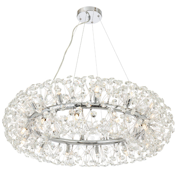 Telbix Lerida 24 Light Pendant Chrome