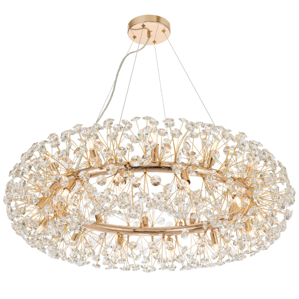 Telbix Lerida 24 Light Pendant Gold