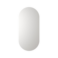 Aulic Beau Monde Oblong Pill LED Mirror Frameless