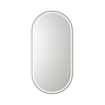 Aulic Beau Monde Oblong Pill LED Mirror Gunmetal