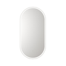 Aulic Beau Monde Oblong Pill LED Mirror Matte White