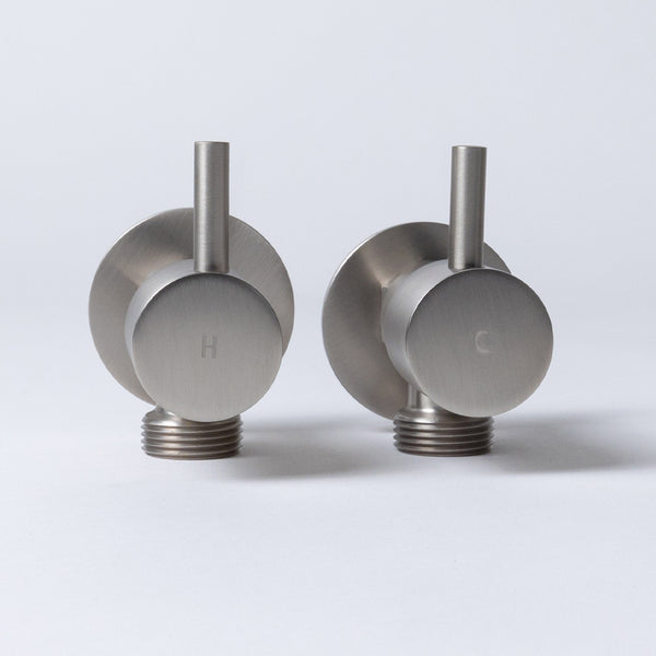 Alma Menzo Brushed Nickel Washing Machine Tap