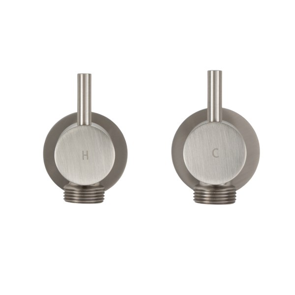 Alma Menzo Brushed Nickel Washing Machine Tap