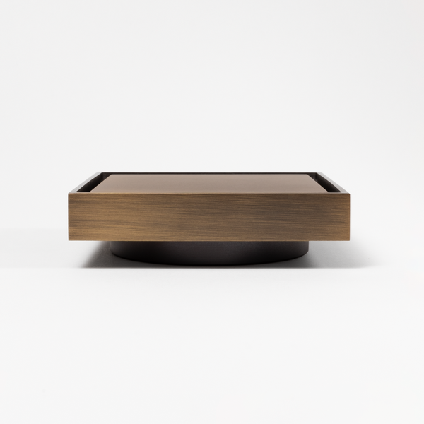 Alma 100x100 Tile Insert Brushed Vintage Antique Brass