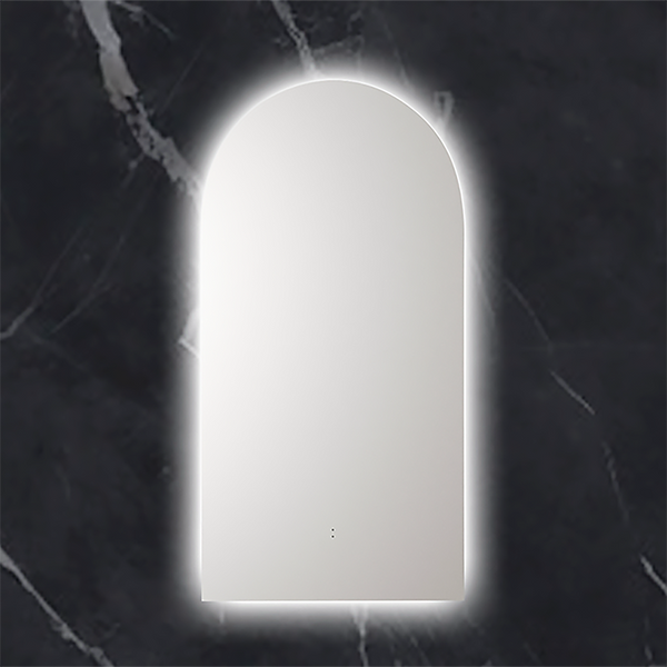 Aulic Sienna Arch LED Mirror Frameless