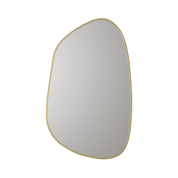 Aulic Tarcoola Asymmetric LED Mirror Brushed Gold