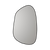 Aulic Tarcoola Asymmetric LED Mirror Matte Black