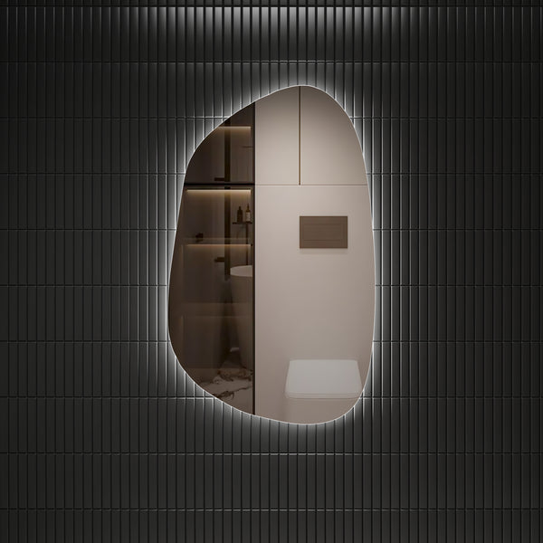 Aulic Tarcoola Asymmetric LED Mirror Frameless