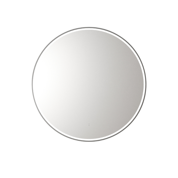 Aulic Windsor Round LED Mirror 900mm Gunmetal