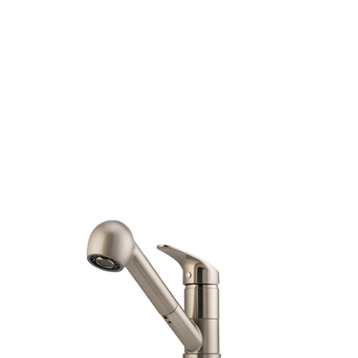 Oliveri London Pull Out Spray Mixer Brushed Nickel