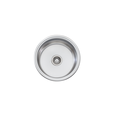 Oliveri Solitaire Round Bowl Sink Stainless Steel