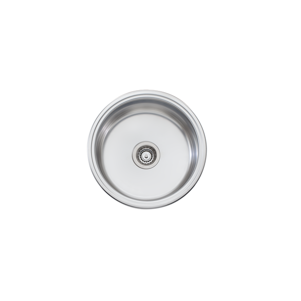 Oliveri Solitaire Round Bowl Sink Stainless Steel
