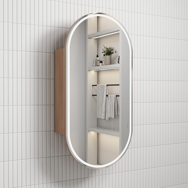 Aulic Beau Monde Oblong LED Mia Shaving Cabinet