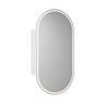 Aulic Beau Monde Oblong LED Matte White Shaving Cabinet