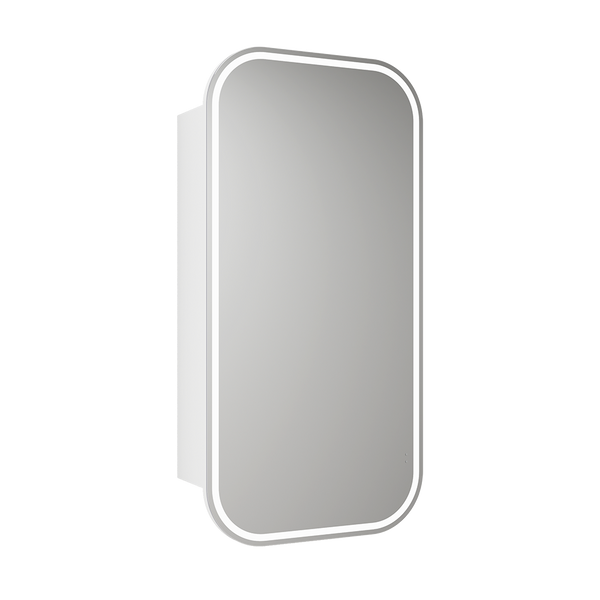 Aulic Vienna LED Matte White Shaving Cabinet