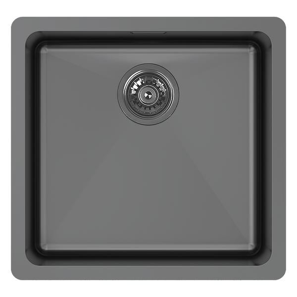 Abey 45 Litre Single Bowl With Overflow Black Pearl