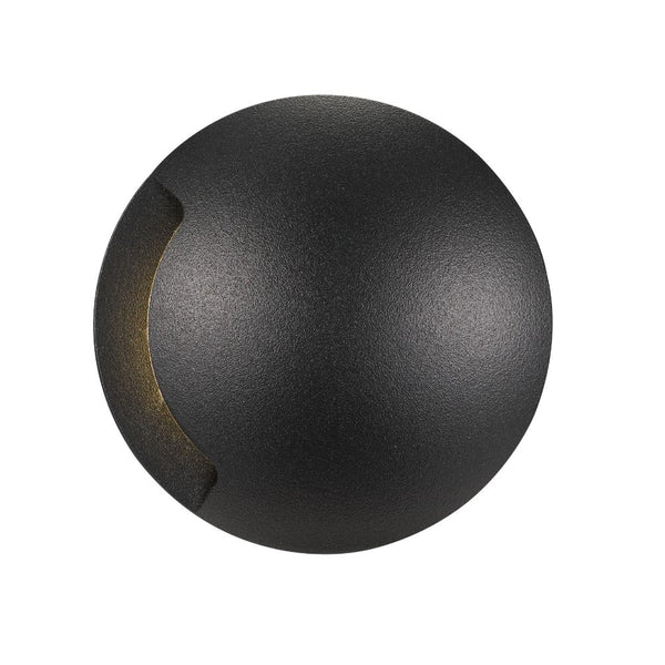 Telbix Luc 1X 3W 8 to 26V Inground Light Black