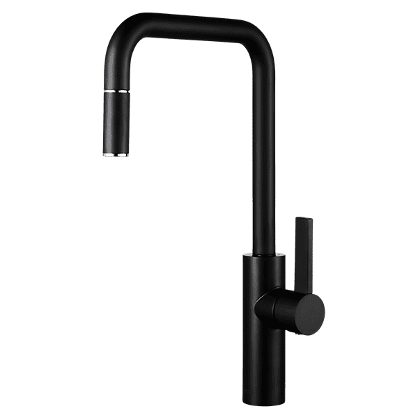 Armando Vicario Luz Kitchen Mixer With Pull-Out Black