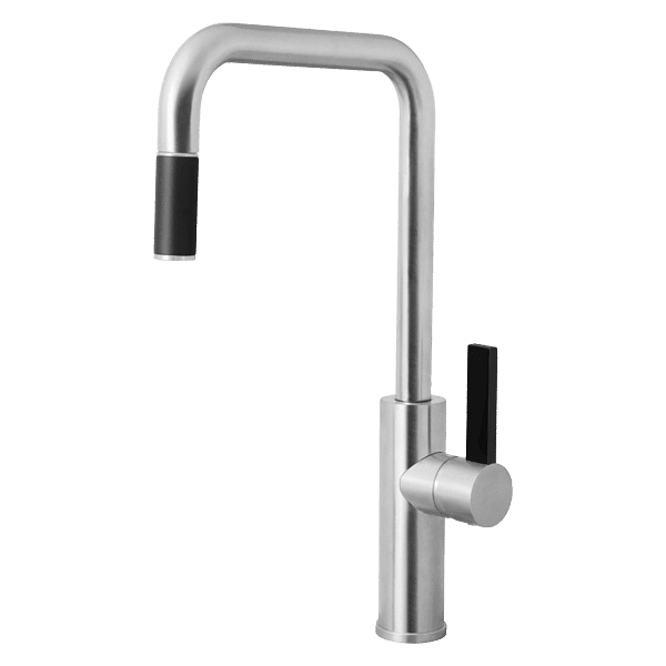 Armando Vicario Luz Kitchen Mixer With Pull-Out Brushed Chrome