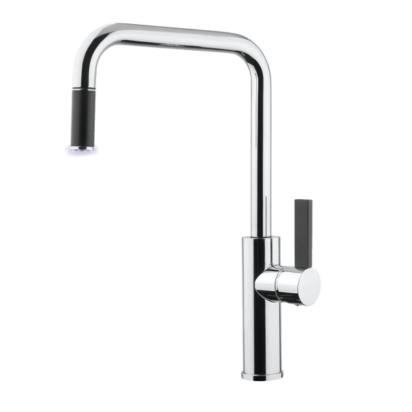 Armando Vicario Luz Kitchen Mixer With Pull-Out Chrome