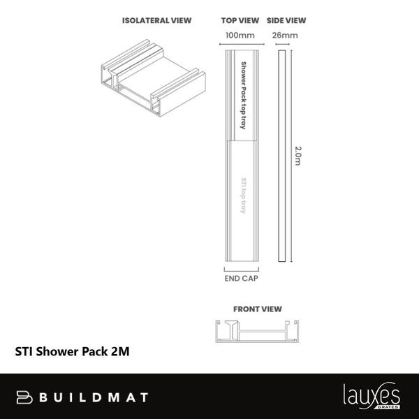 Lauxes Grates STI Shower Pack 26 Midnight 2M