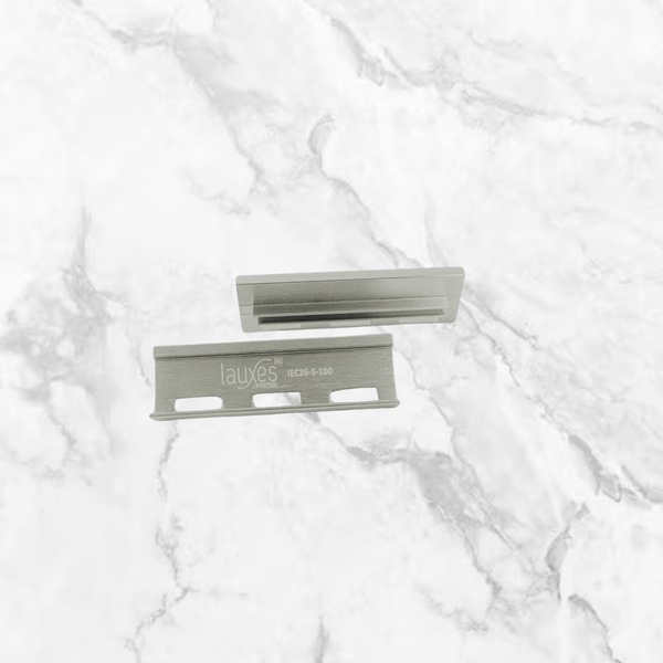 Lauxes Grates Internal End Caps Brushed Nickel