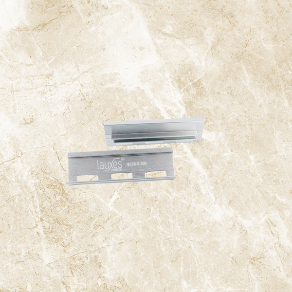 Lauxes Grates Internal End Caps Silk Silver