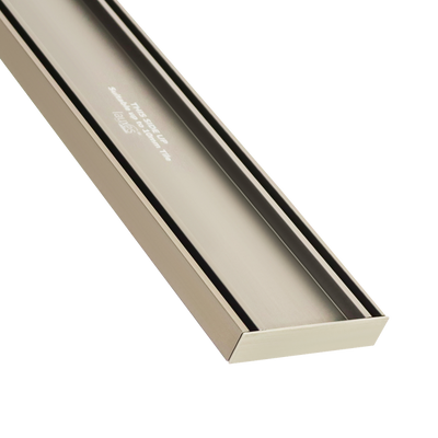 Lauxes Grates Slimline Tile Insert 21 Brushed Nickel