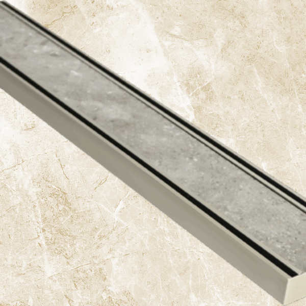 Lauxes Grates Slimline Tile Insert Brushed Nickel