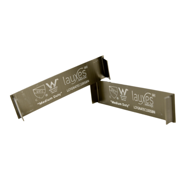 Lauxes Grates End Caps Brushed Nickel