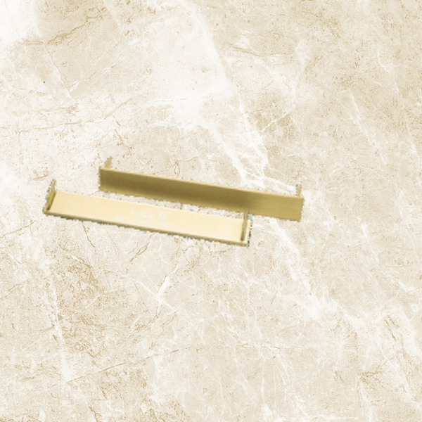 Lauxes Grates End Caps Matte Gold