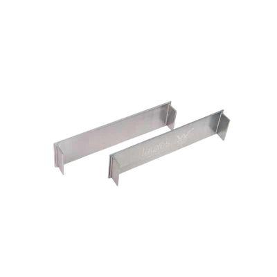 Lauxes Grates End Caps Silk Silver