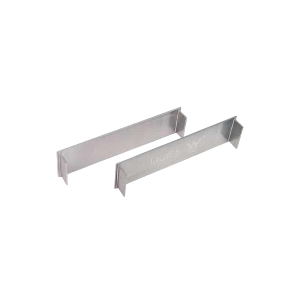 Lauxes Grates End Caps Silk Silver