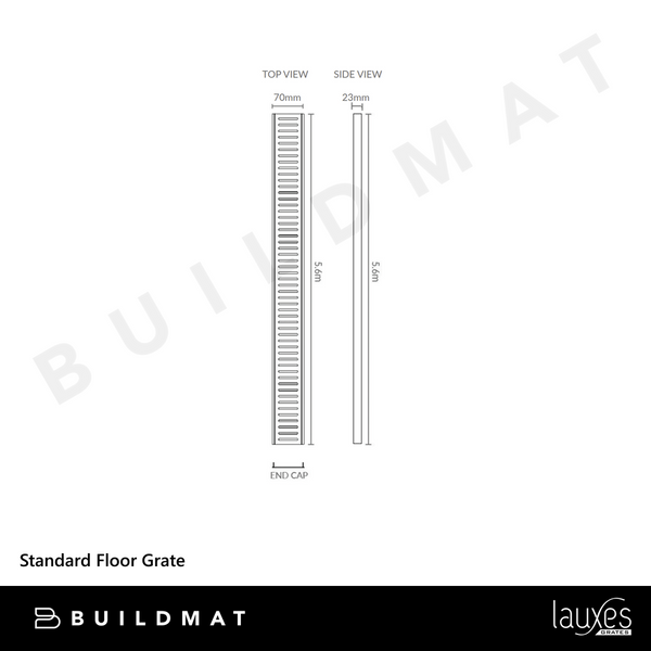 Lauxes Grates Standard Floor Grate Midnight