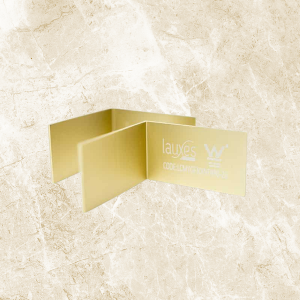 Lauxes Grates 90 Joiners Matte Gold