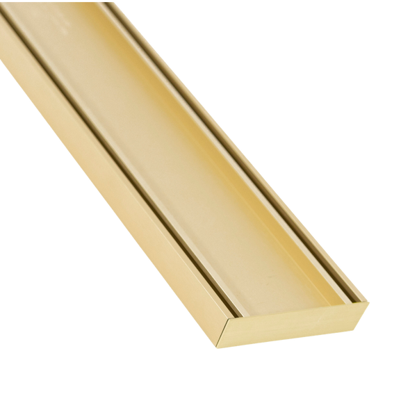 Lauxes Grates Slimline Tile Insert 21 Matte Gold