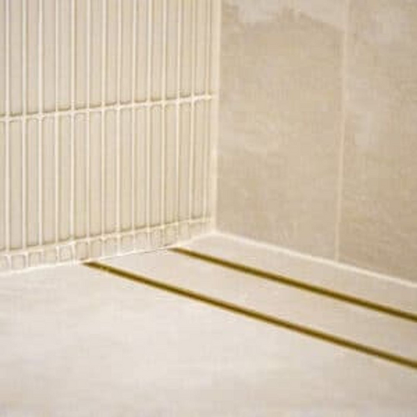 Lauxes Grates Slimline Tile Insert 21 Matte Gold
