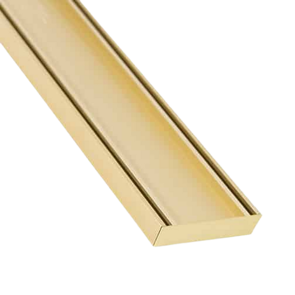 Lauxes Grates Slimline Tile Insert Matte Gold