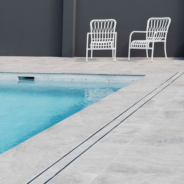 Lauxes Grates Slimline Tile Insert Silver