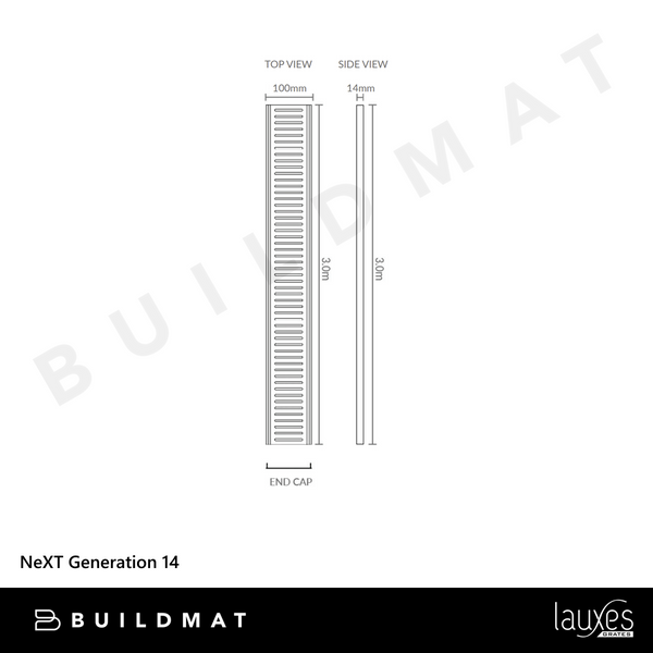 Lauxes Grates NeXT Generation 14 Brushed Nickel